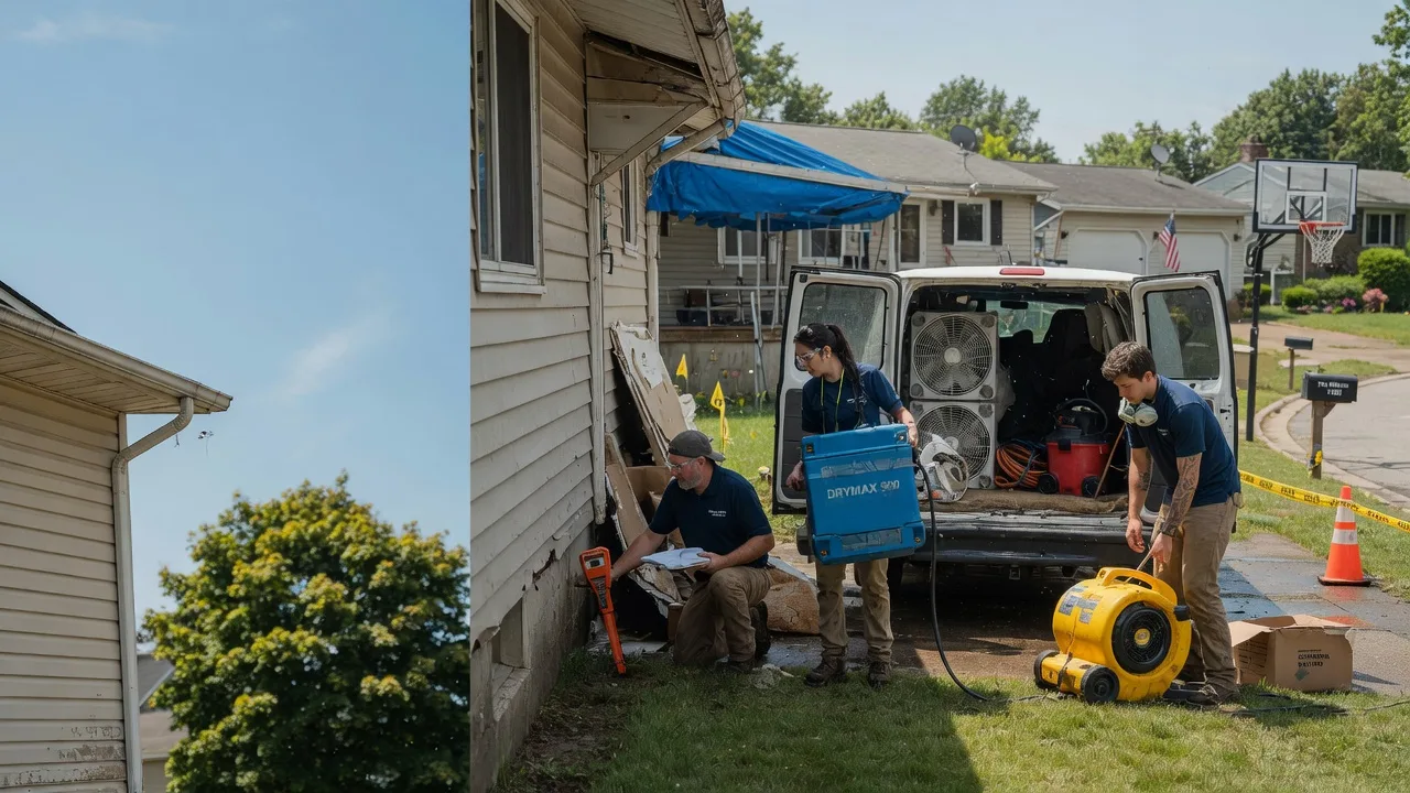 Ceiling Leak Cleanup in Hopkins, MI near me