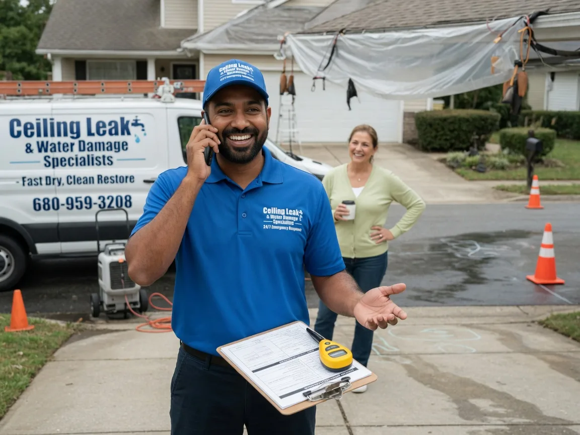 Ceiling Leak Cleanup Hopkins, MI FAQs